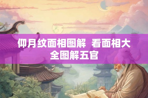 仰月纹面相图解 看面相大全图解五官 仰月纹面相图解 看面相大全图解五官