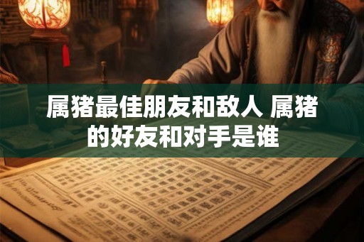 属猪最佳朋友和敌人 属猪的好友和对手是谁