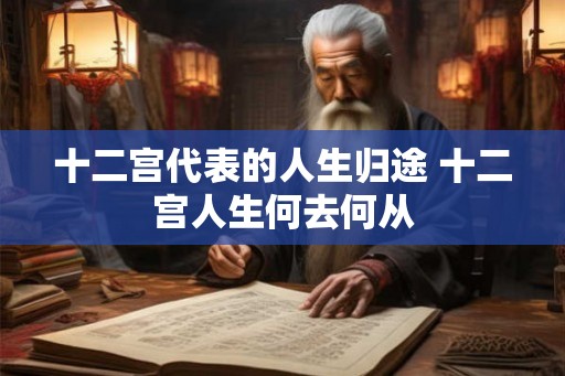 十二宫代表的人生归途 十二宫人生何去何从