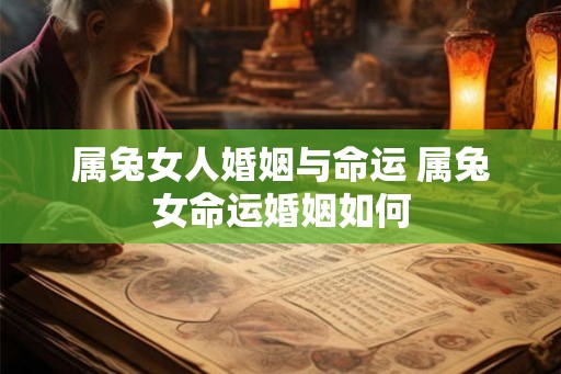 属兔女人婚姻与命运 属兔女命运婚姻如何