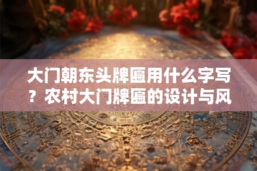 大门朝东头牌匾用什么字写?农村大门牌匾的设计与风水 大门朝东头牌匾用什么字写?农村大门牌匾的设计与风水