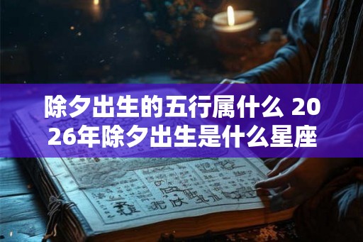 除夕出生的五行属什么 2026年除夕出生是什么星座