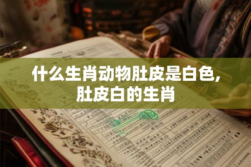 什么生肖动物肚皮是白色,肚皮白的生肖 什么生肖动物肚皮是白色,肚皮白的生肖