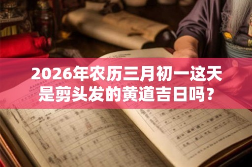 2026年农历三月初一这天是剪头发的黄道吉日吗? 2026年农历三月初一这天是剪头发的黄道吉日吗?