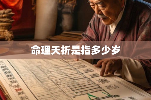 命理夭折是指多少岁