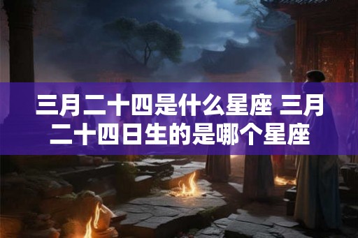 三月二十四是什么星座 三月二十四日生的是哪个星座