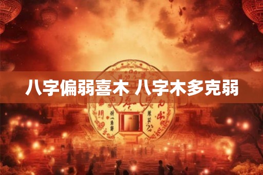 八字偏弱喜木 八字木多克弱
