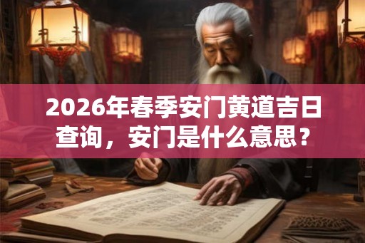 2026年春季安门黄道吉日查询,安门是什么意思? 2026年春季安门黄道吉日查询,安门是什么意思?