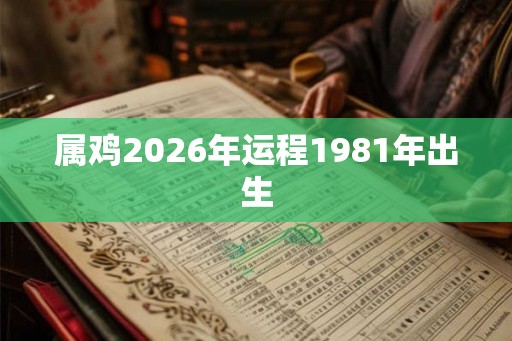 属鸡2026年运程1981年出生