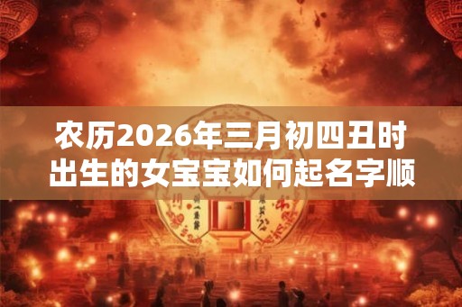农历2026年三月初四丑时出生的女宝宝如何起名字顺耳，五行属什么