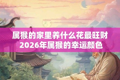 属猴的家里养什么花最旺财 2026年属猴的幸运颜色