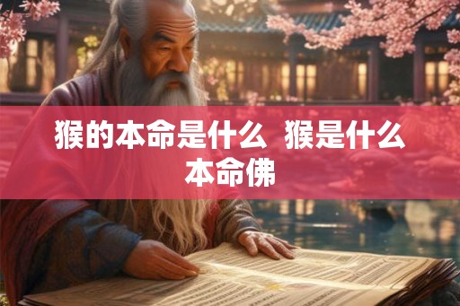 猴的本命是什么  猴是什么本命佛
