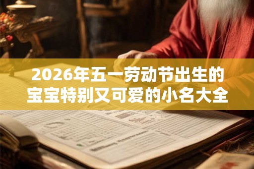 2026年五一劳动节出生的宝宝特别又可爱的小名大全