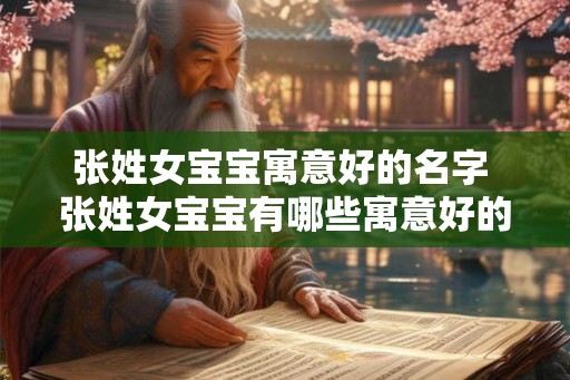张姓女宝宝寓意好的名字 张姓女宝宝有哪些寓意好的名字