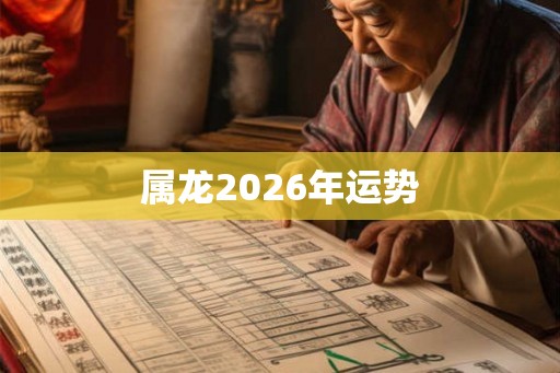 属龙2026年运势
