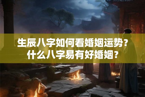 生辰八字如何看婚姻运势？什么八字易有好婚姻？