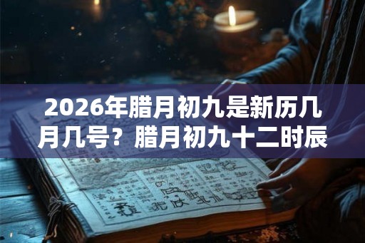 2026年腊月初九是新历几月几号?腊月初九十二时辰宜忌 2026年腊月初九是新历几月几号?腊月初九十二时辰宜忌