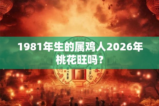 1981年生的属鸡人2026年桃花旺吗？