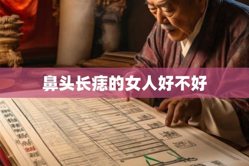 鼻头长痣的女人好不好