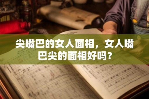 尖嘴巴的女人面相，女人嘴巴尖的面相好吗？
