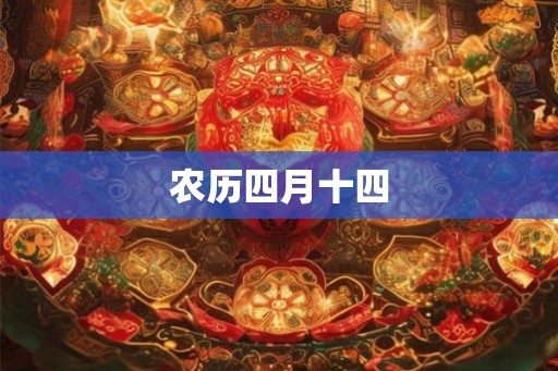 农历四月十四