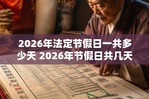 2026年法定节假日一共多少天 2026年节假日共几天 2026年法定节假日一共多少天 2026年节假日共几天