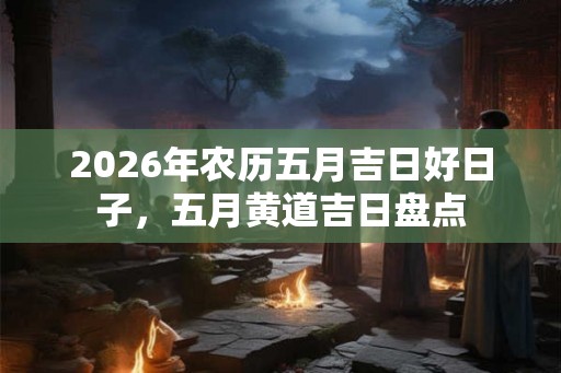 2026年农历五月吉日好日子，五月黄道吉日盘点