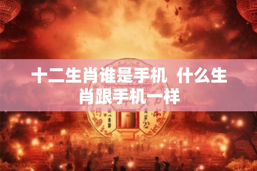 十二生肖谁是手机  什么生肖跟手机一样