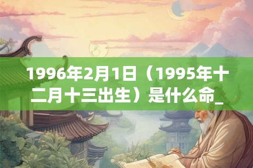 1996年2月1日（1995年十二月十三出生）是什么命_命运如何