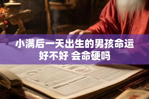 小满后一天出生的男孩命运好不好 会命硬吗