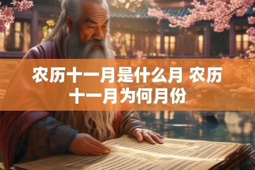 农历十一月是什么月 农历十一月为何月份