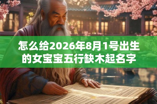 怎么给2026年8月1号出生的女宝宝五行缺木起名字
