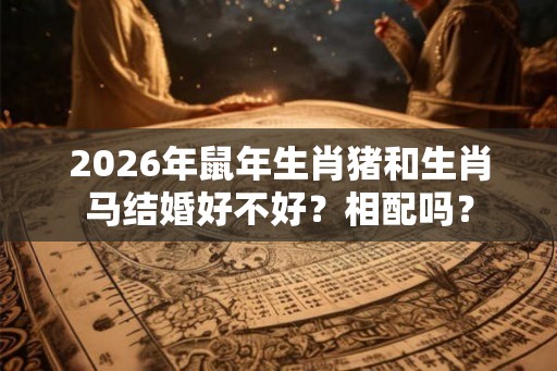 2026年鼠年生肖猪和生肖马结婚好不好？相配吗？