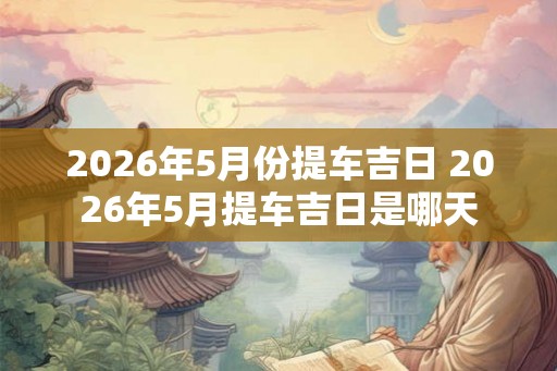 2026年5月份提车吉日 2026年5月提车吉日是哪天