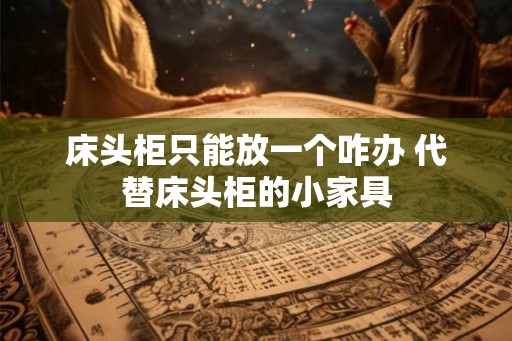 床头柜只能放一个咋办 代替床头柜的小家具