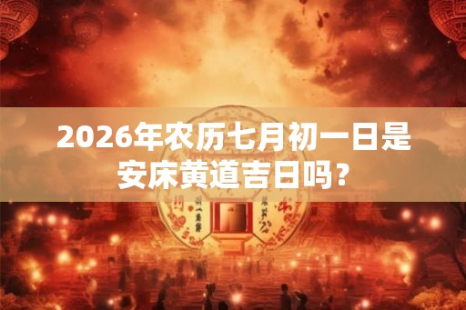 2026年农历七月初一日是安床黄道吉日吗? 2026年农历七月初一日是安床黄道吉日吗?
