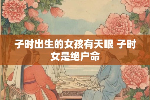 子时出生的女孩有天眼 子时女是绝户命