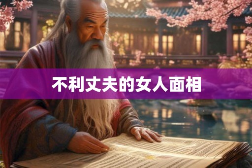 不利丈夫的女人面相 不利丈夫的女人面相