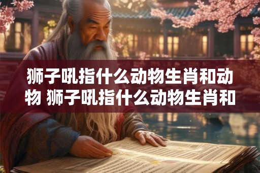 狮子吼指什么动物生肖和动物 狮子吼指什么动物生肖和动物图片 狮子吼指什么动物生肖和动物 狮子吼指什么动物生肖和动物图片