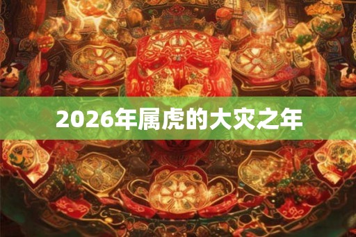 2026年属虎的大灾之年