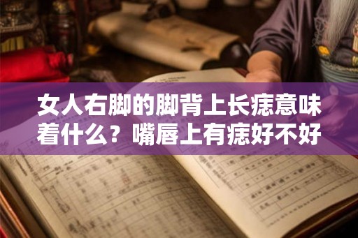 女人右脚的脚背上长痣意味着什么？嘴唇上有痣好不好？