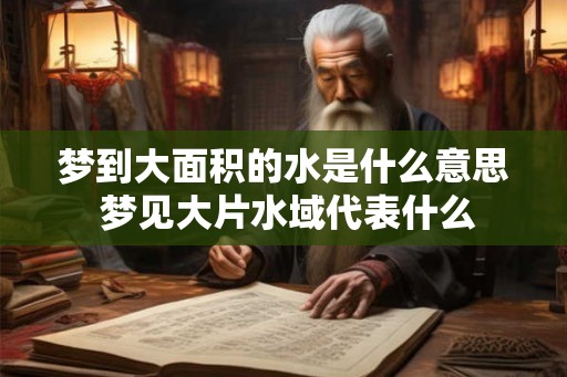 梦到大面积的水是什么意思 梦见大片水域代表什么