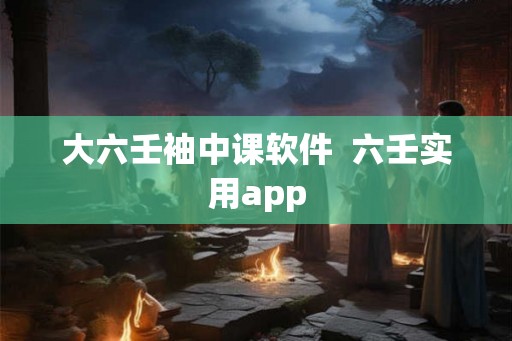 大六壬袖中课软件  六壬实用app