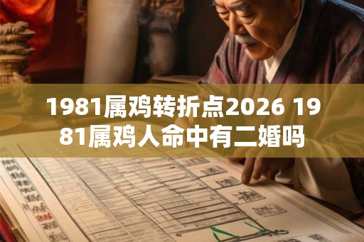 1981属鸡转折点2026 1981属鸡人命中有二婚吗