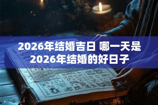 2026年结婚吉日 哪一天是2026年结婚的好日子