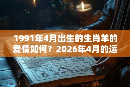 1991年4月出生的生肖羊的爱情如何?2026年4月的运势如何? 1991年4月出生的生肖羊的爱情如何?2026年4月的运势如何?