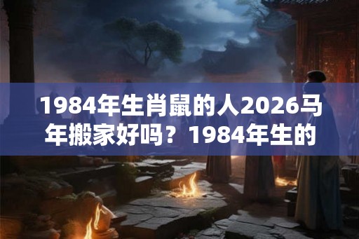 1984年生肖鼠的人2026马年搬家好吗？1984年生的生肖鼠19年运势总概