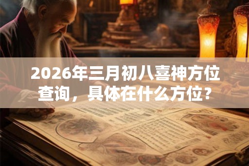 2026年三月初八喜神方位查询,具体在什么方位? 2026年三月初八喜神方位查询,具体在什么方位?
