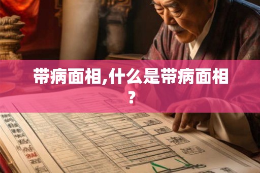 带病面相,什么是带病面相? 带病面相,什么是带病面相?