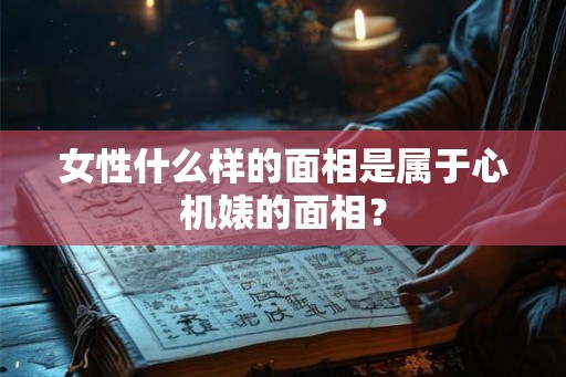女性什么样的面相是属于心机婊的面相？